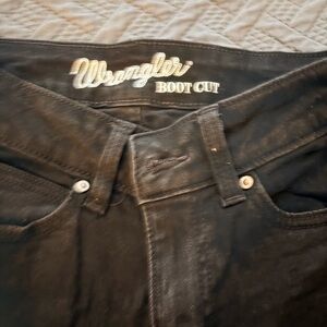 Wrangler Women’s Boot Cut Jeans - Black Denim